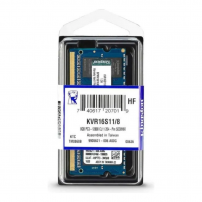 Memoria Ram Valueram Color Verde 8gb 1 Kingston Kvr16ls11/8