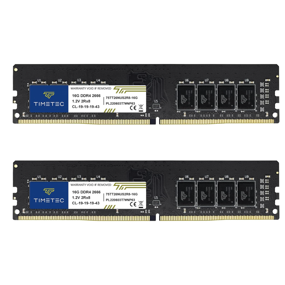 Kit De Memoria 32gb (2x16gb) Ddr4 2666mhz Pc4-21300