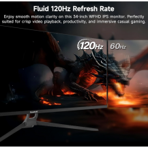 Monitor Gamer Gawfolk De 34 Pulgadas Ips 120hz Sin Marcos