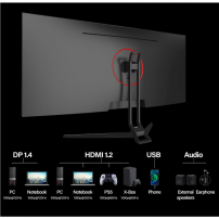 Monitor Gamer Gawfolk De 34 Pulgadas Ips 120hz Sin Marcos