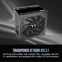 Fuente De Poder Thermaltake Toughpower Gt 850w 80 Plus Gold
