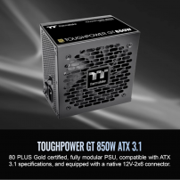 Fuente De Poder Thermaltake Toughpower Gt 850w 80 Plus Gold