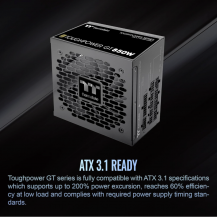 Fuente De Poder Thermaltake Toughpower Gt 850w 80 Plus Gold