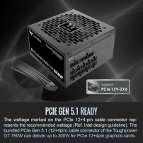 Fuente De Poder Thermaltake Toughpower Gt 850w 80 Plus Gold