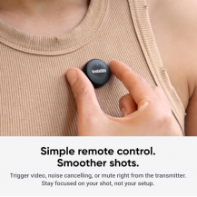 Microfono Insta360 Mic Air (1 Tx + 1 Rx) Alcance De 300m