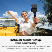 Microfono Insta360 Mic Air (1 Tx + 1 Rx) Alcance De 300m