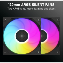 Refrigeración De Cpu De Doble Ventilador Argb De 120 Mm