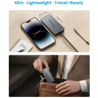 Adaptador Multipuerto USB-C 9 en 1: 2 HDMI 4K para Laptop y MacBook