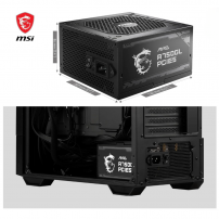 Fuente De Poder Msi Mag A750gl Pcie5 80 Plus Gold Full Modular