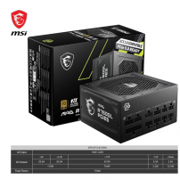 Fuente De Poder Msi Mag A750gl Pcie5 80 Plus Gold Full Modular