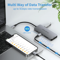 Dongle Hub USB-C 8 en 1 a HDMI 4K 30Hz | Tecsi de Colombia
