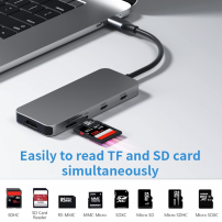 Dongle Hub USB-C 8 en 1 a HDMI 4K 30Hz | Tecsi de Colombia