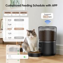 Comedero Automático para Gatos WiFi 2.4G | Programable | Tecsi