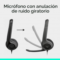 Diadema Logitech H390 USB Negra con Micrófono | Tecsi de Colombia