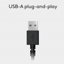 Diadema Logitech H390 USB Negra con Micrófono | Tecsi de Colombia