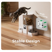 Comedero Automático Programable Doble para Mascotas | Tecsi