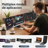Pantalla Portátil Dual/Triple Cidetty 14" | Tecsi de Colombia