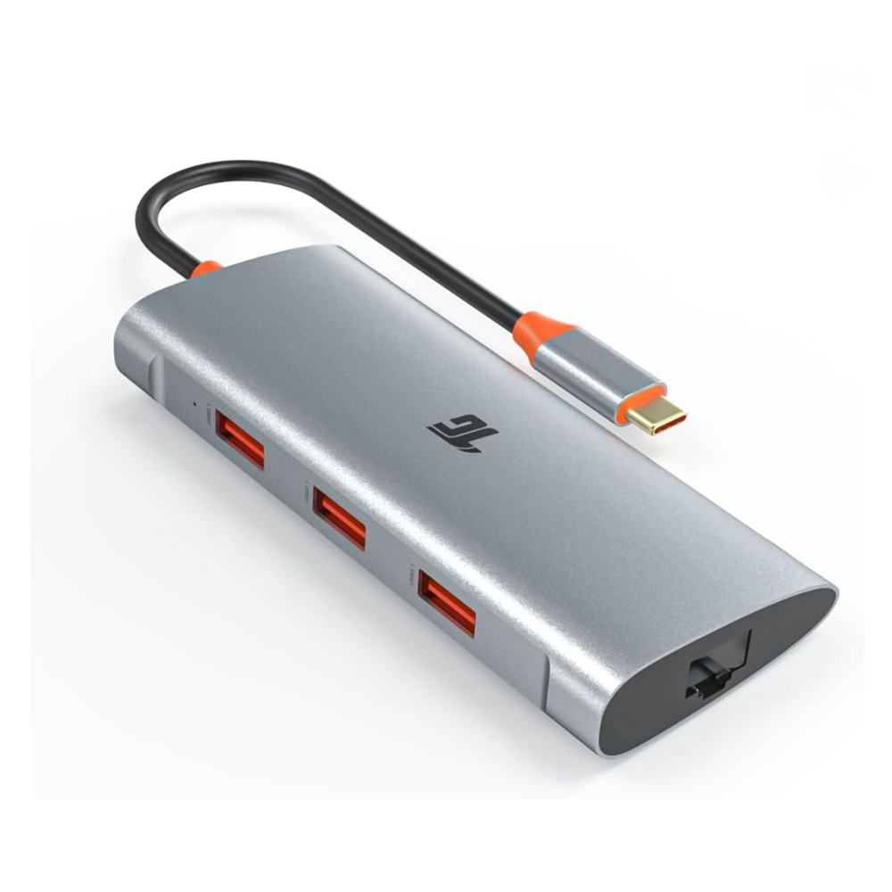 Hub Adaptador USB-C a USB 3.1 y Ethernet 1Gbps | Tecsi