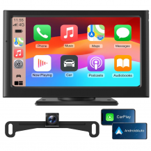 Pantalla CarPlay para Carro con Cámara de Reversa | Tecsi