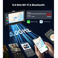 Pantalla CarPlay para Carro con Cámara de Reversa | Tecsi