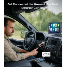 Pantalla CarPlay para Carro con Cámara de Reversa | Tecsi