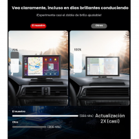 Pantalla CarPlay para Carro con Cámara de Reversa | Tecsi