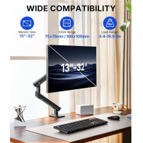 Soporte Brazo Vesa para Monitor 13 a 32 Pulgadas Ajustable | TECSI