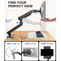 Soporte Brazo Vesa para Monitor 13 a 32 Pulgadas Ajustable | TECSI