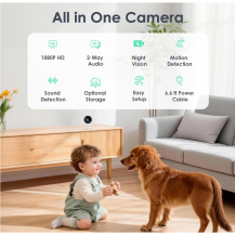 Kit 2 Cámaras de Seguridad Interior WiFi Yoton 2.4 GHz | TECSI