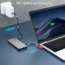 Hub Adaptador 9 en 1 USB-C Dual Monitor | Tecsi de Colombia