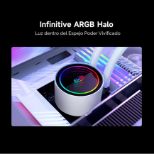Refrigeración Líquida 240mm ARGB Intel/AMD Blanca | Tecsi