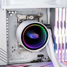 Refrigeración Líquida 240mm ARGB Intel/AMD Blanca | Tecsi