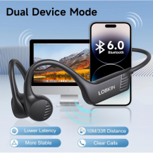 Auriculares Conducción Ósea Bluetooth IPX7 Impermeables | Tecsi