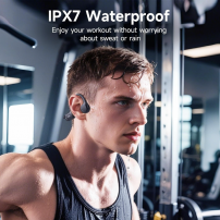 Auriculares Conducción Ósea Bluetooth IPX7 Impermeables | Tecsi