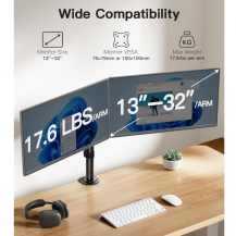 Brazo Dual para Monitores hasta 30" | Tecsi de Colombia