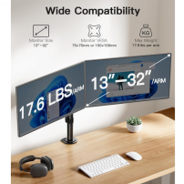 Brazo Dual para Monitores hasta 30" | Tecsi de Colombia