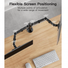 Brazo Dual para Monitores hasta 30" | Tecsi de Colombia