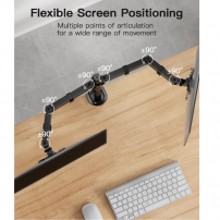 Brazo Dual para Monitores hasta 30" | Tecsi de Colombia