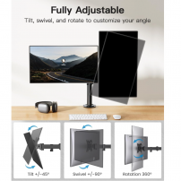 Brazo Dual para Monitores hasta 30" | Tecsi de Colombia