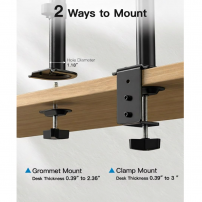 Brazo Dual para Monitores hasta 30" | Tecsi de Colombia