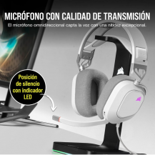 Diadema Corsair HS80 RGB USB Premium | Envío Rápido en Tecsi