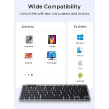 Teclado Inalámbrico Ugreen K551 Bluetooth | Tecsi