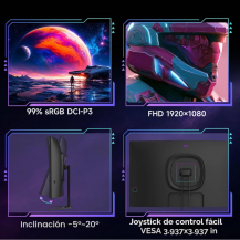 Monitor Gamer Curvo KTC 32" 280Hz | Fluidez Extrema | Tecsi
