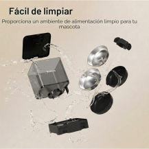 Alimentador Automático Doble para Gatos Voluas | Tecsi