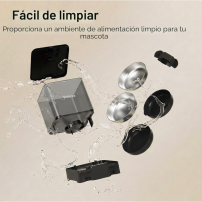 Alimentador Automático Doble para Gatos Voluas | Tecsi