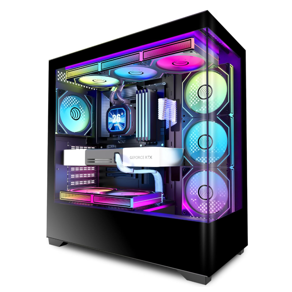 Chasis Gamer ATX Kediers + 7 Ventiladores ARGB | Tecsi