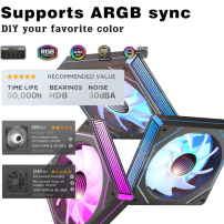 Chasis Gamer ATX Kediers + 7 Ventiladores ARGB | Tecsi