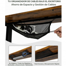 Escritorio Eléctrico Acrolix 120x60 Marrón | Tecsi Colombia