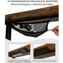 Escritorio Eléctrico Acrolix 120x60 Marrón | Tecsi Colombia