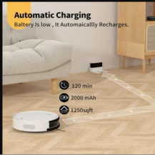 Robot Aspiradora K5 Con Succión De 2500 Pa Wifi